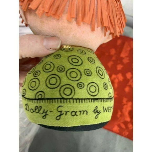 Dolly Gram Just to Say Happy Anniversary Figure western union Doll Vintage - Picture 10 of 11